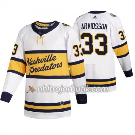 Män Ishockey Nashville Predators tröja Viktor Arvidsson 33 Adidas 2020 Winter Classic Authentic